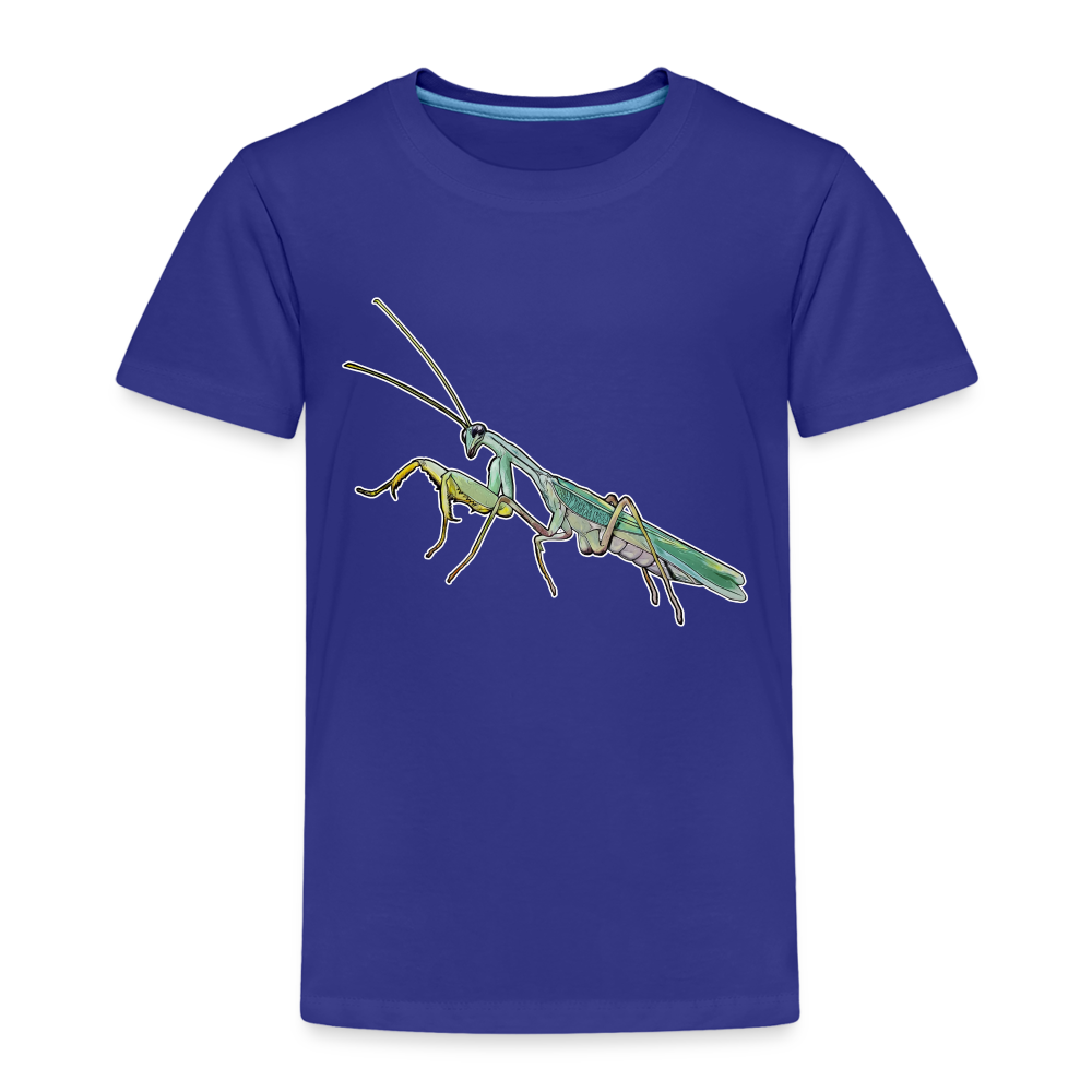 Kinder Basic T-Shirt Sphodromantis lineola male - Königsblau