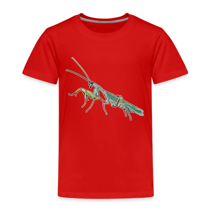 Kinder Basic T-Shirt Sphodromantis lineola male - Rot