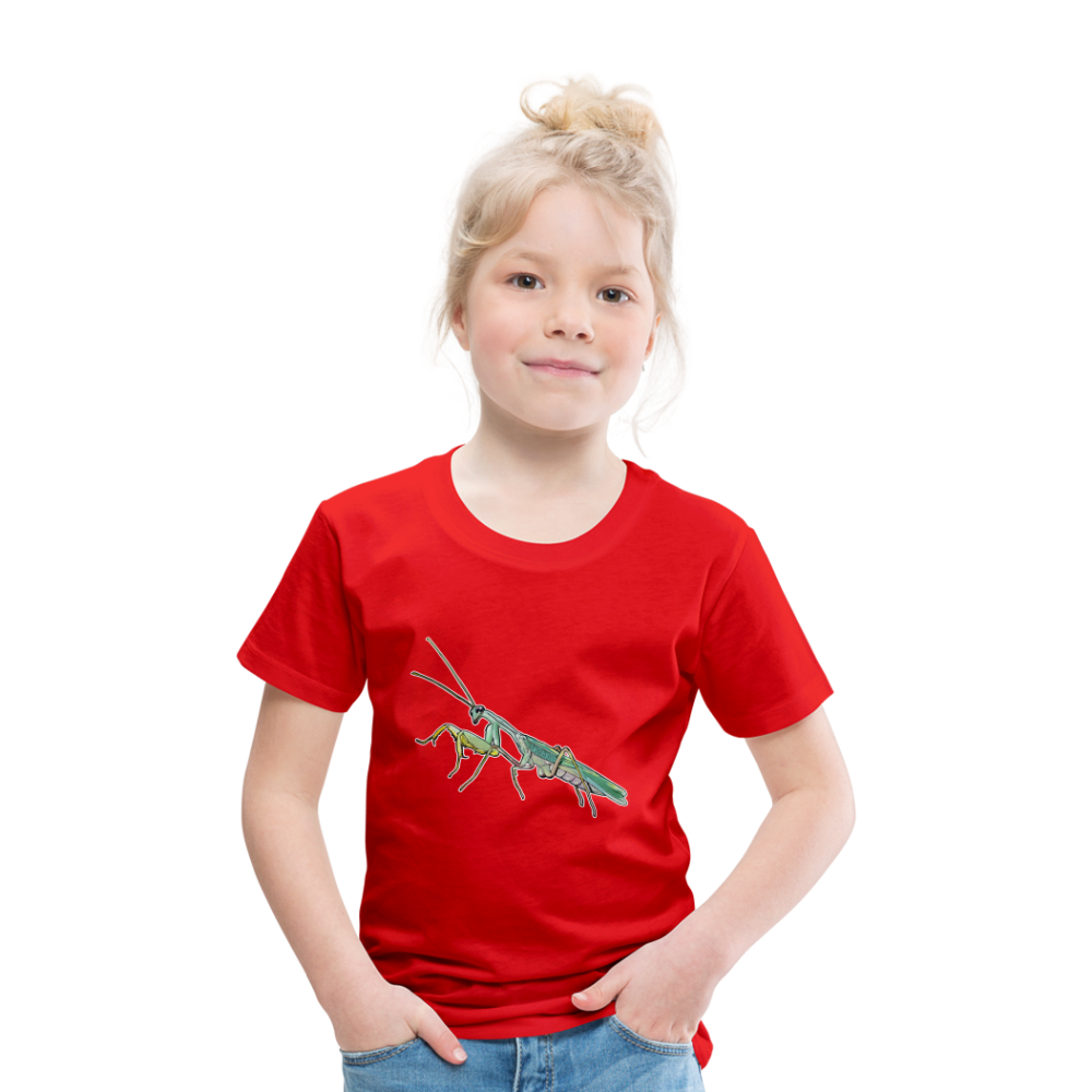 Kinder Basic T-Shirt Sphodromantis lineola male - Rot