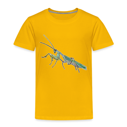 Kinder Basic T-Shirt Sphodromantis lineola male - Sonnengelb