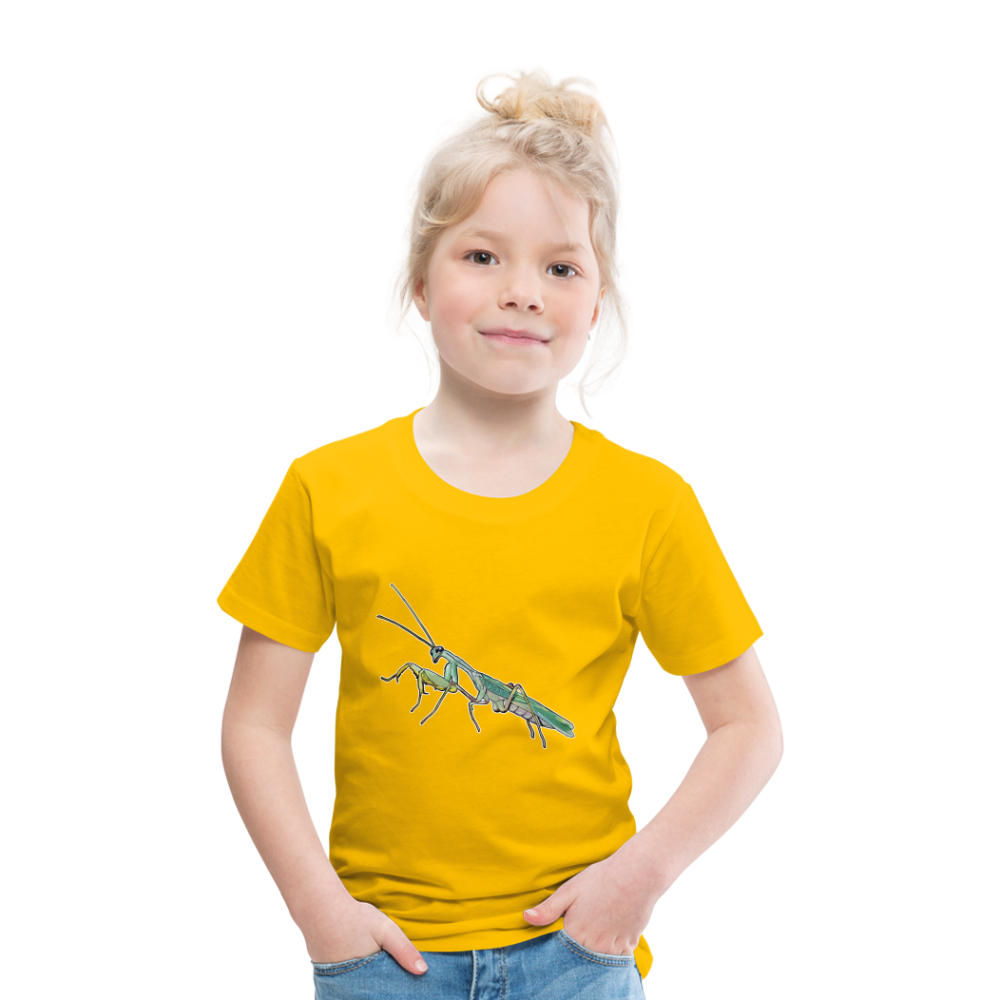 Kinder Basic T-Shirt Sphodromantis lineola male - Sonnengelb