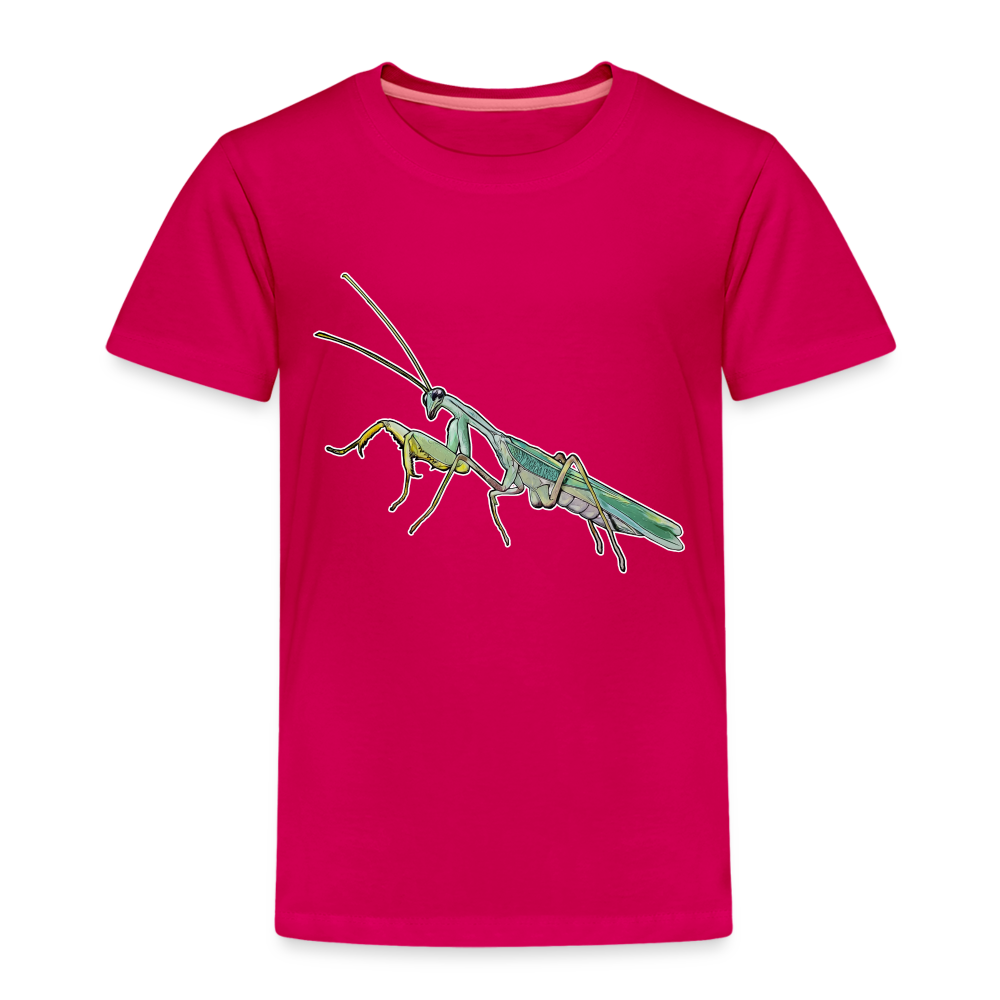 Kinder Basic T-Shirt Sphodromantis lineola male - dunkles Pink