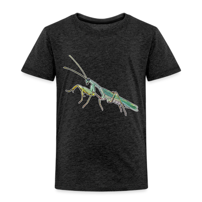 Kinder Basic T-Shirt Sphodromantis lineola male - Anthrazit