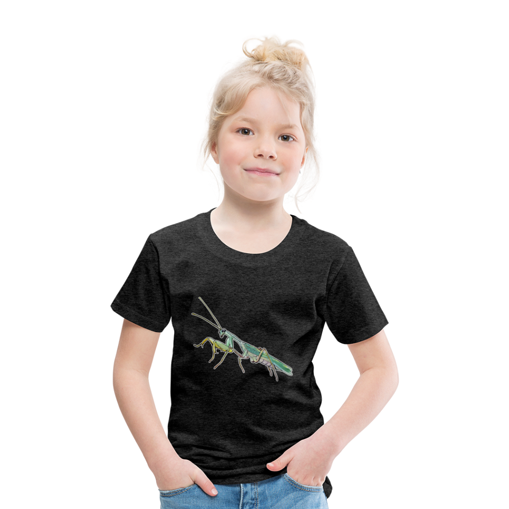 Kinder Basic T-Shirt Sphodromantis lineola male - Anthrazit
