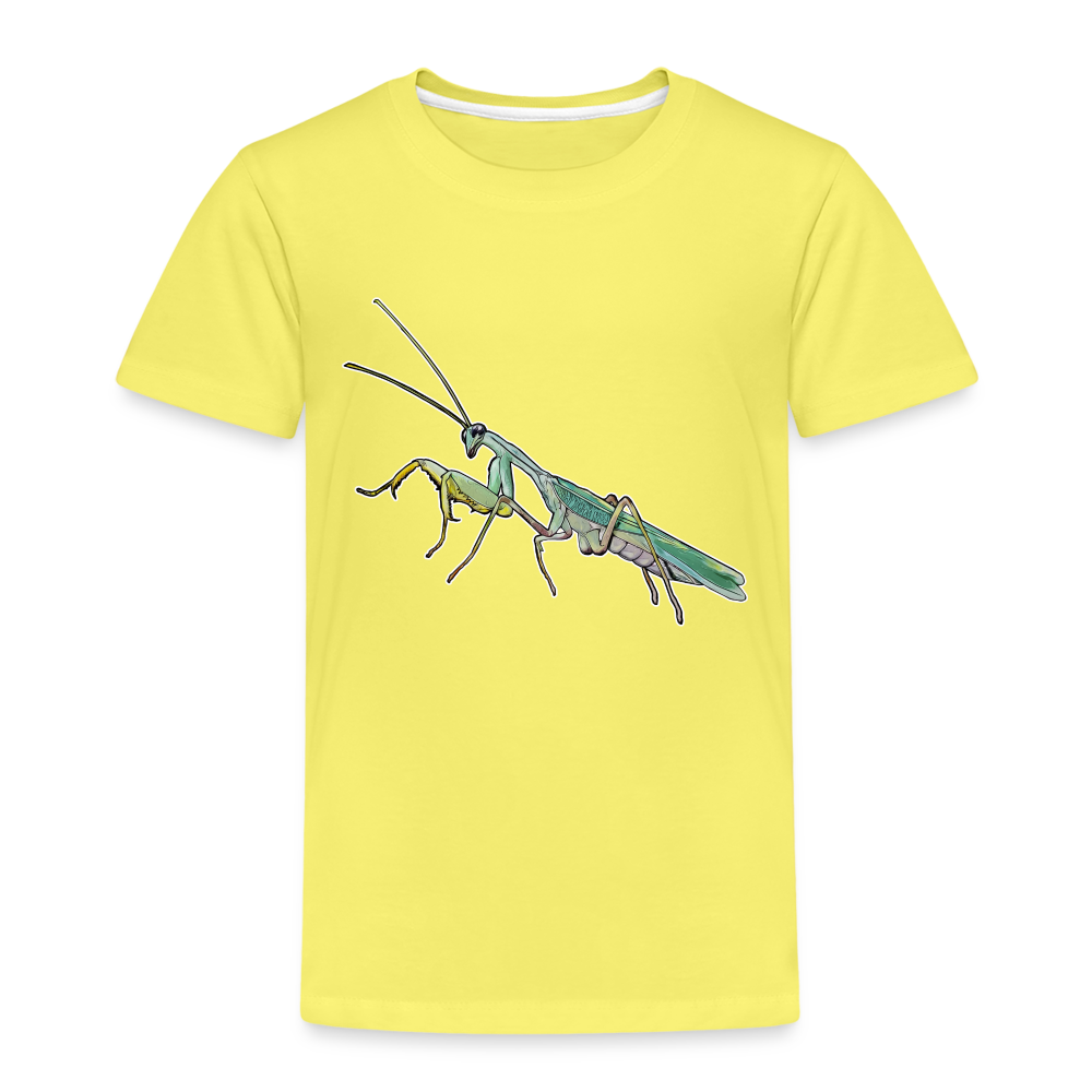 Kinder Basic T-Shirt Sphodromantis lineola male - Gelb