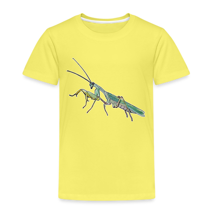 Kinder Basic T-Shirt Sphodromantis lineola male - Gelb