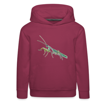 Kinder Hoodie Sphodromantis lineola male - Bordeaux