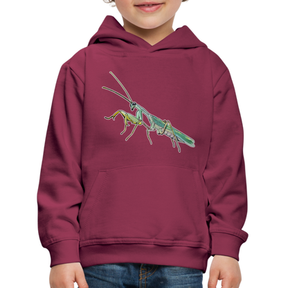 Kinder Hoodie Sphodromantis lineola male - Bordeaux