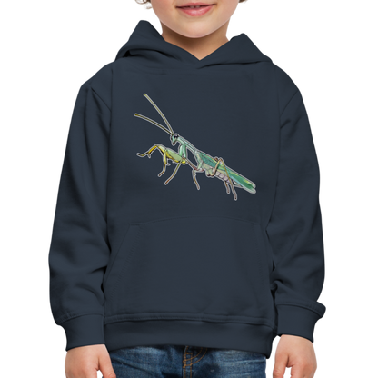 Kinder Hoodie Sphodromantis lineola male - Navy