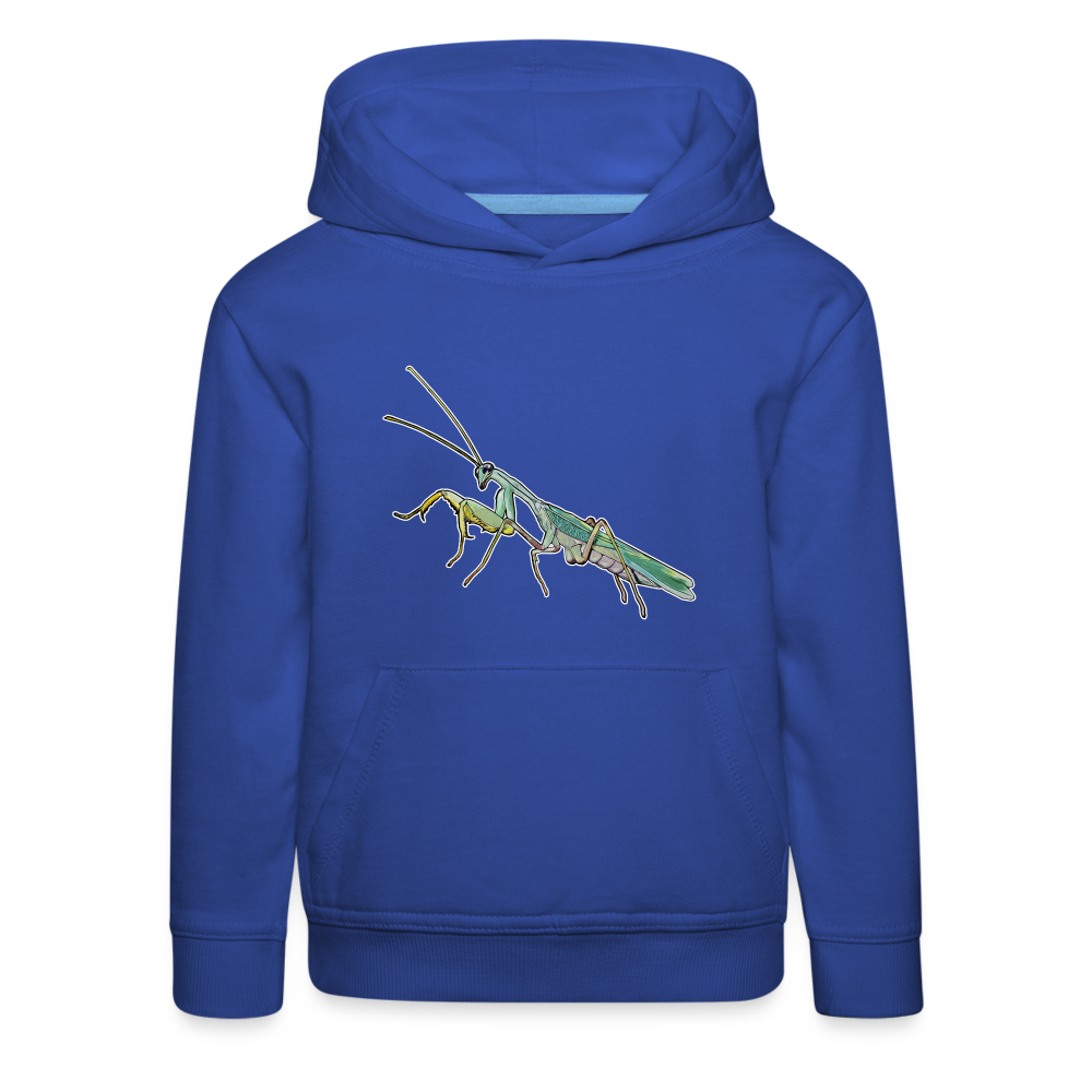 Kinder Hoodie Sphodromantis lineola male - Royalblau