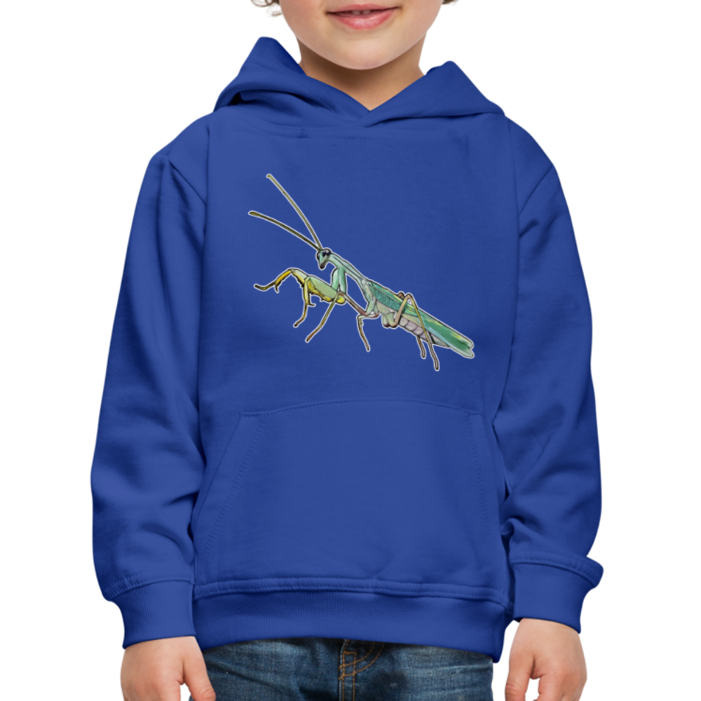Kinder Hoodie Sphodromantis lineola male - Royalblau