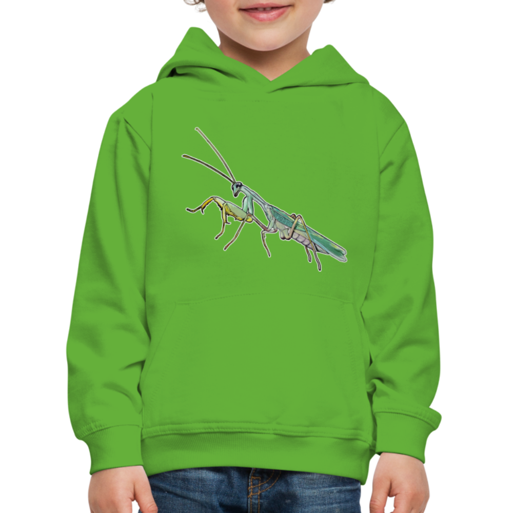 Kinder Hoodie Sphodromantis lineola male - Hellgrün
