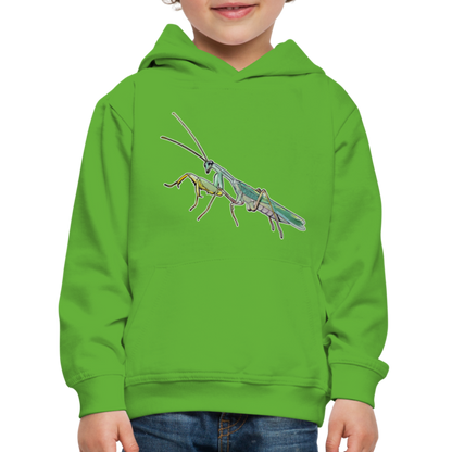 Kinder Hoodie Sphodromantis lineola male - Hellgrün