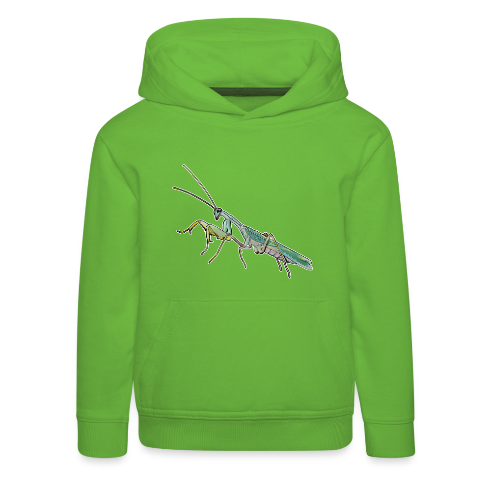Kinder Hoodie Sphodromantis lineola male - Hellgrün