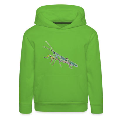 Kinder Hoodie Sphodromantis lineola male - Hellgrün