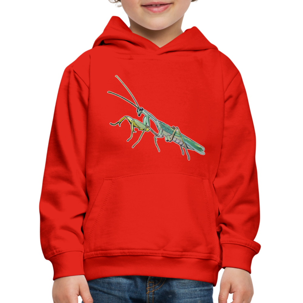 Kinder Hoodie Sphodromantis lineola male - Rot