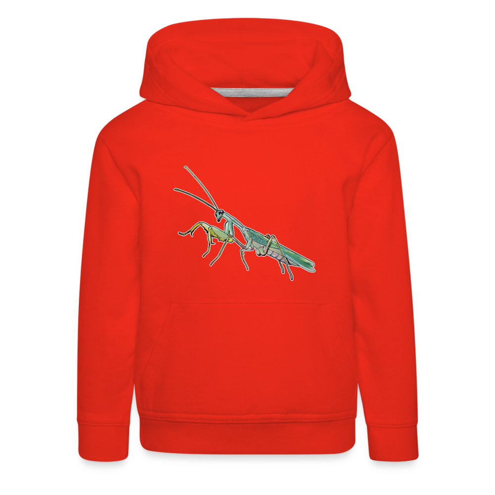 Kinder Hoodie Sphodromantis lineola male - Rot