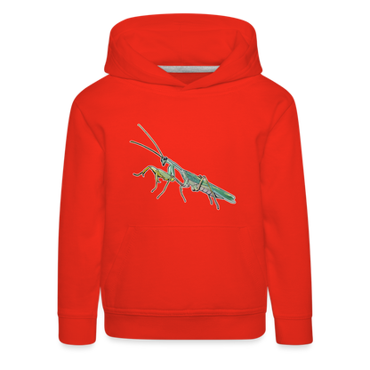 Kinder Hoodie Sphodromantis lineola male - Rot