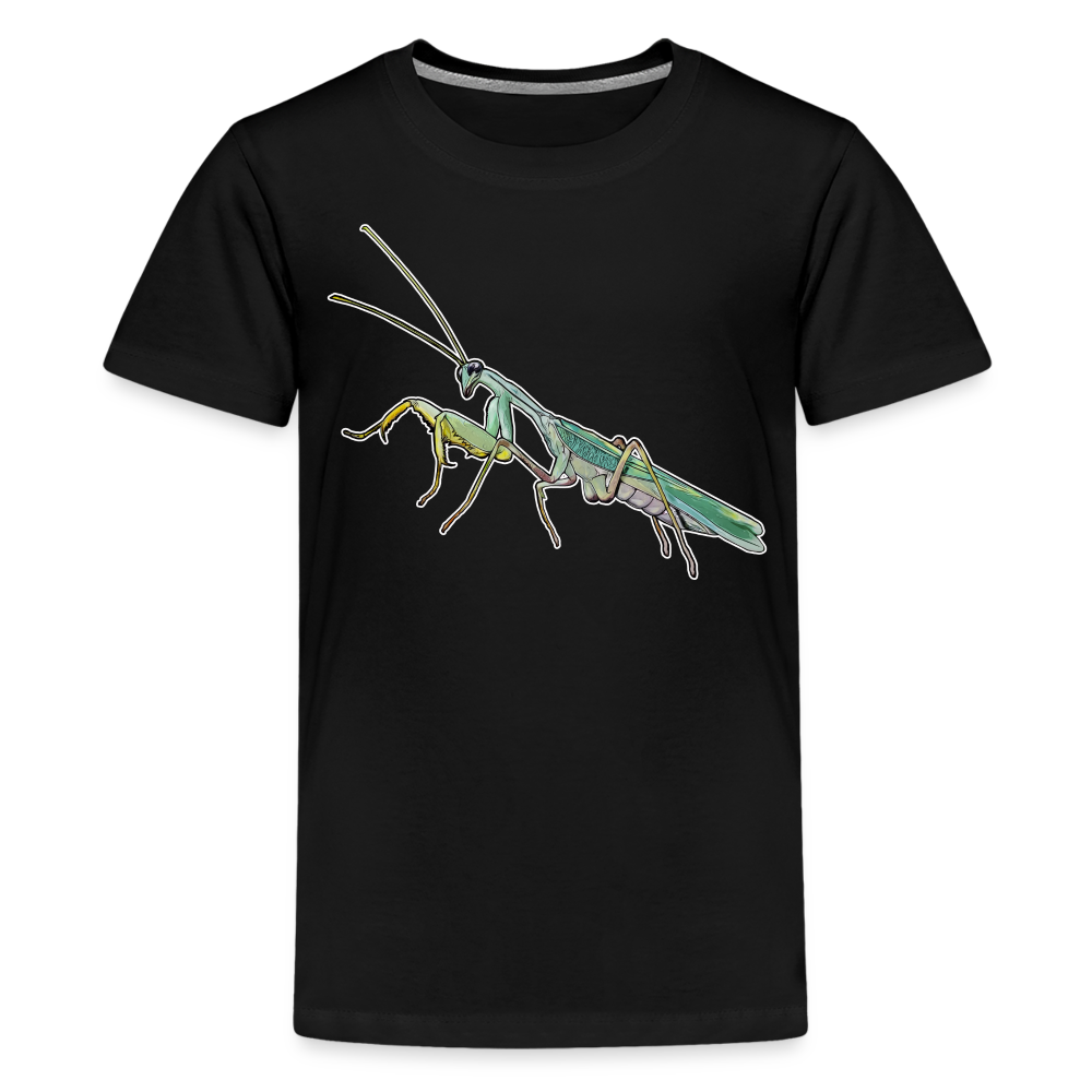Teenager Basic T-Shirt Sphodromantis lineola male - Schwarz