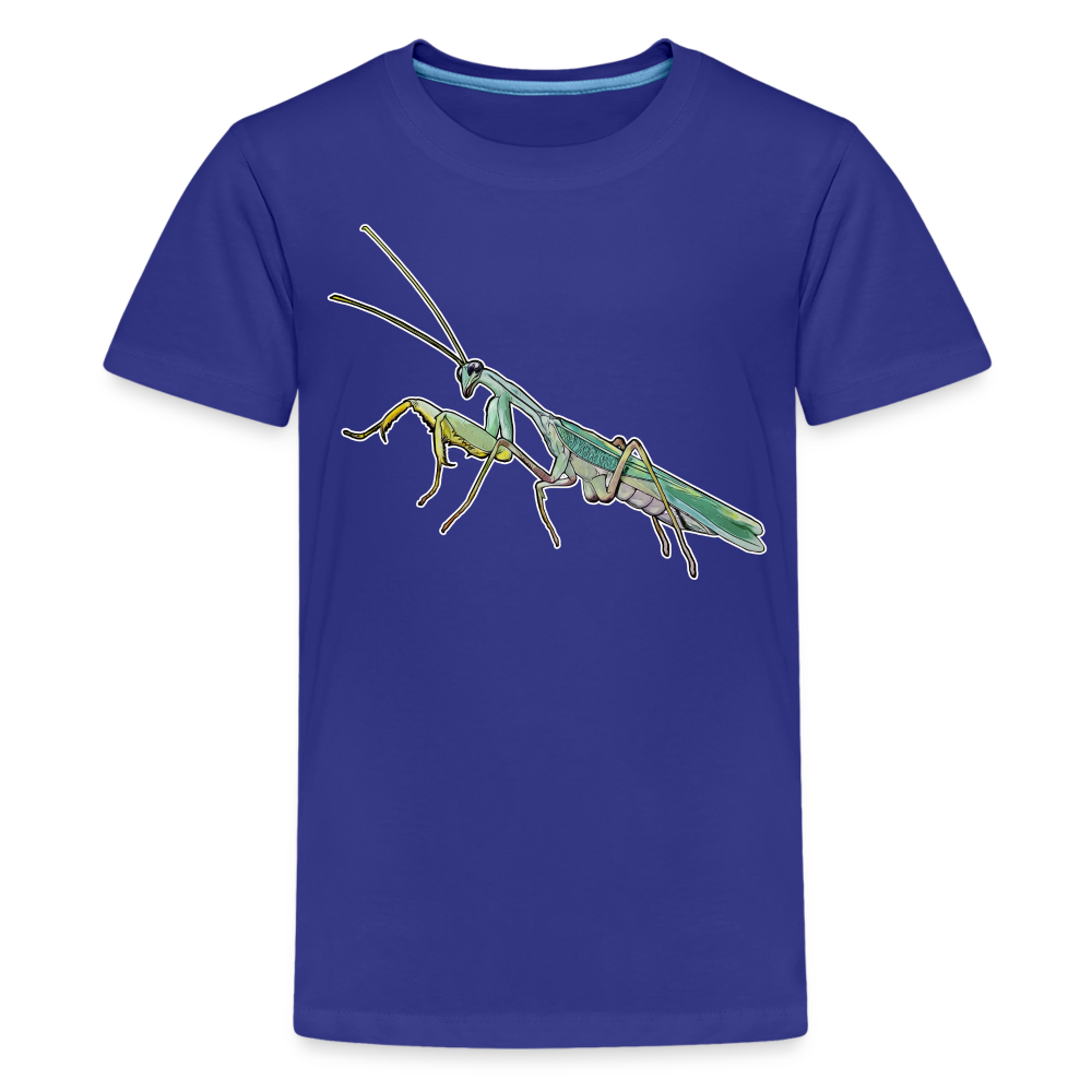 Teenager Basic T-Shirt Sphodromantis lineola male - Königsblau