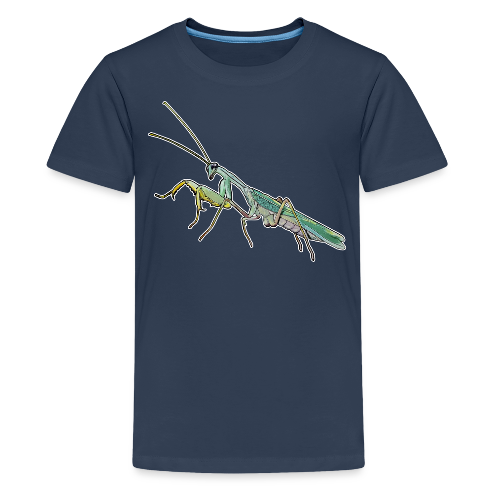 Teenager Basic T-Shirt Sphodromantis lineola male - Navy