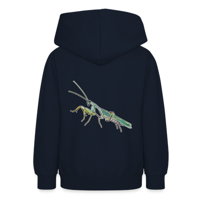 Teenager Hoodie Sphodromantis lineola male - Navy