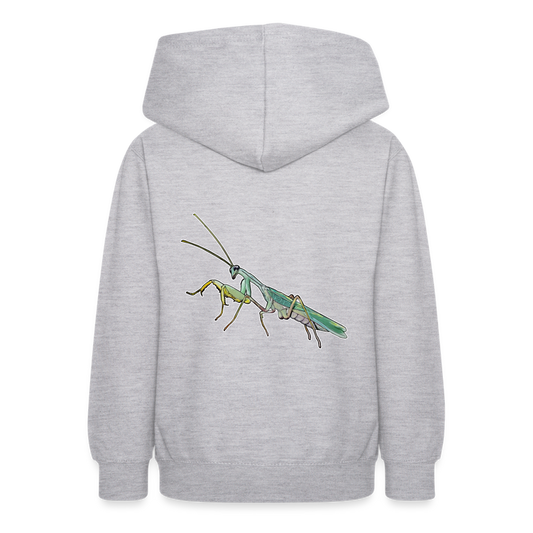 Teenager Hoodie Sphodromantis lineola male - Hellgrau meliert