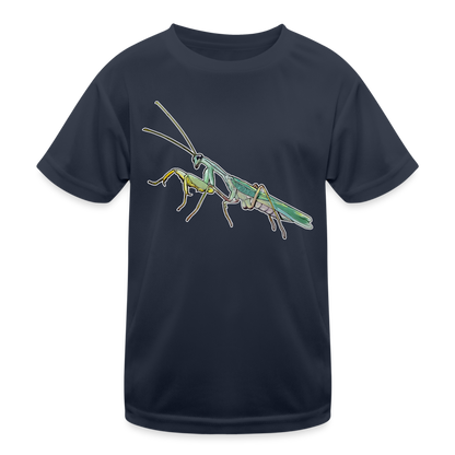 Kinder Funktions-T-Shirt Sphodromantis lineola male - Navy
