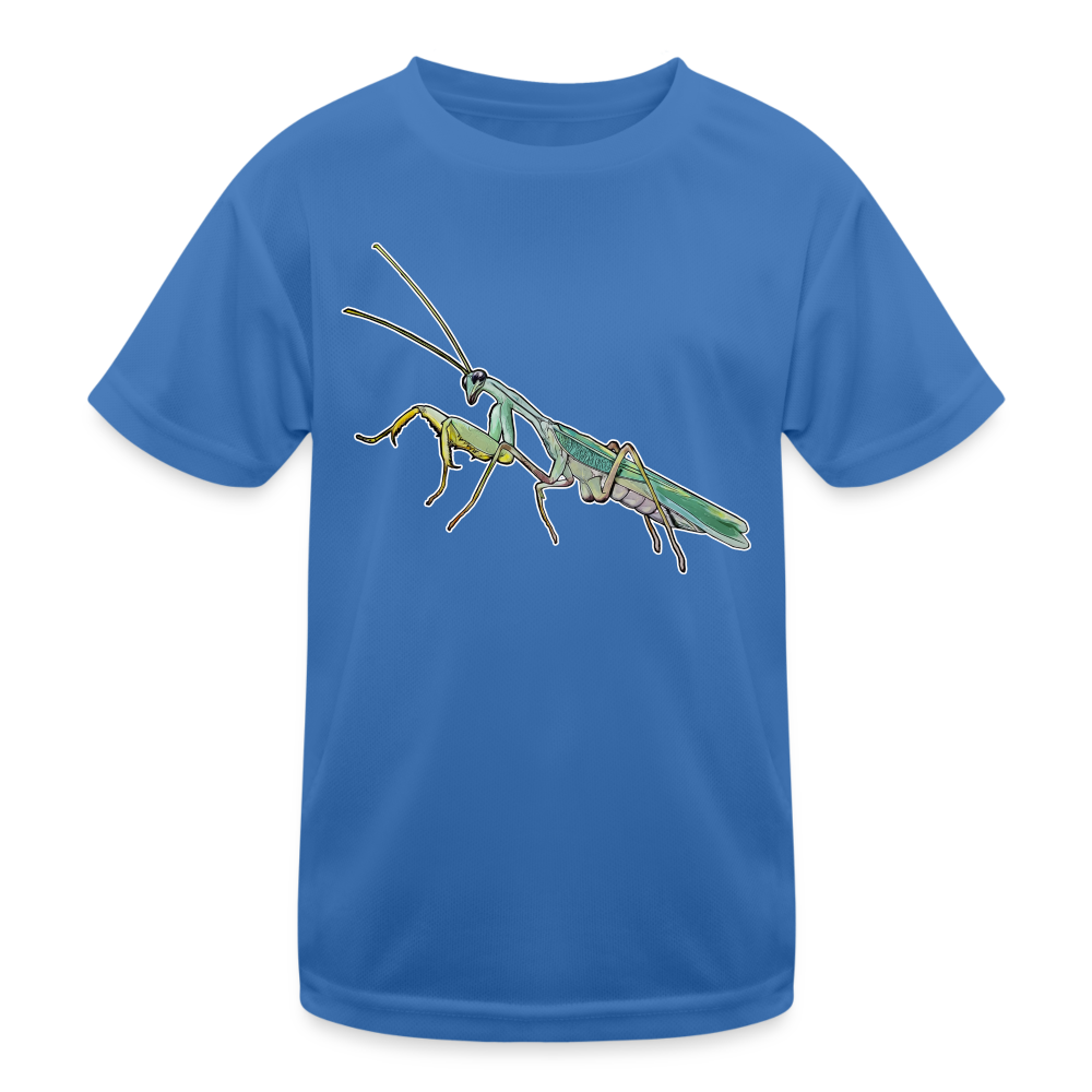 Kinder Funktions-T-Shirt Sphodromantis lineola male - Königsblau