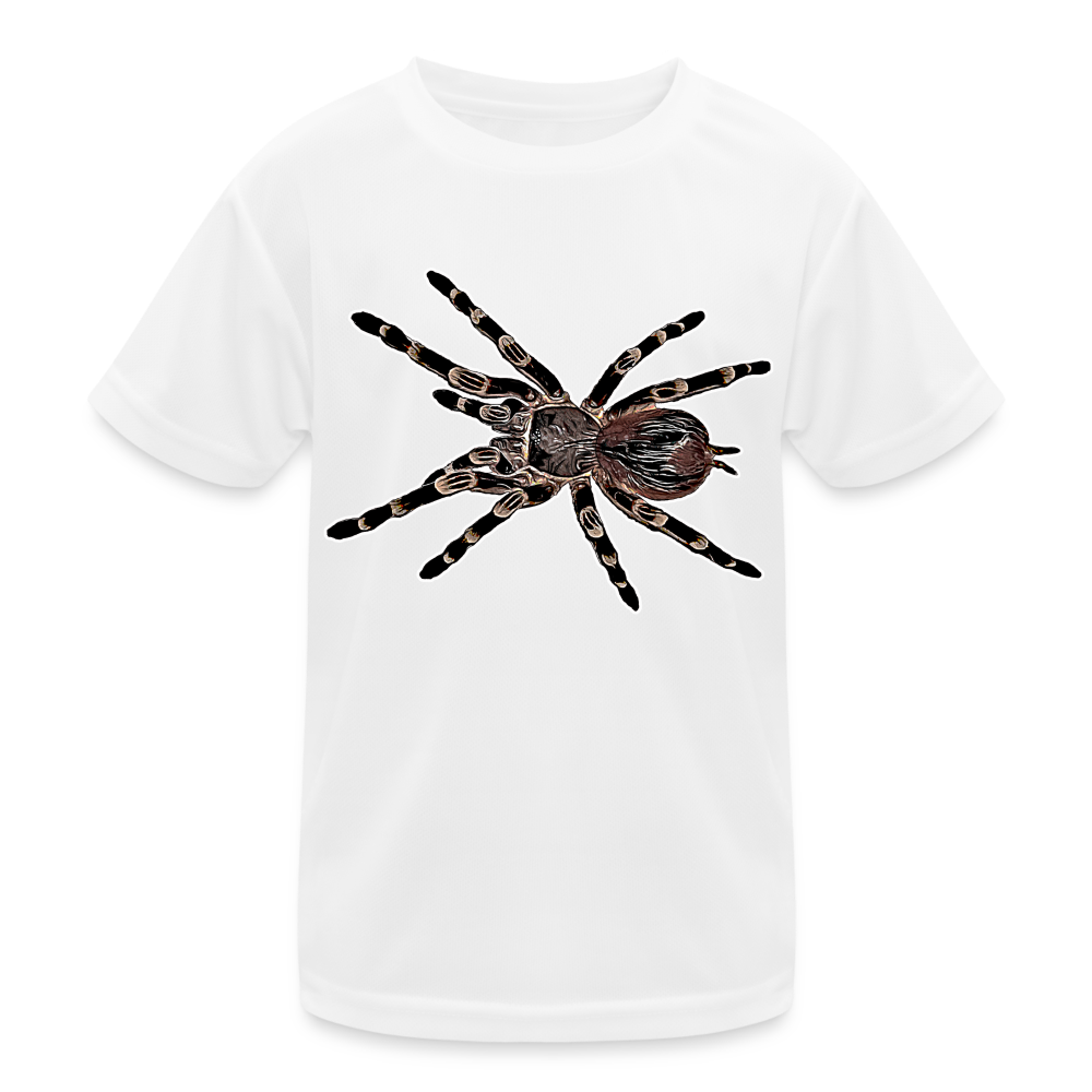 Kinder Funktions-T-Shirt Acanthoscurria geniculata - weiß