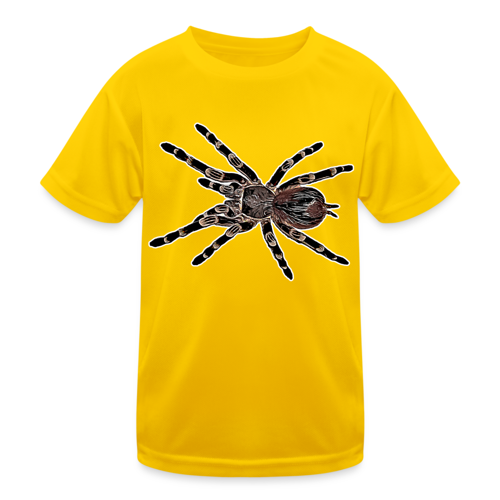 Kinder Funktions-T-Shirt Acanthoscurria geniculata - Eigelb