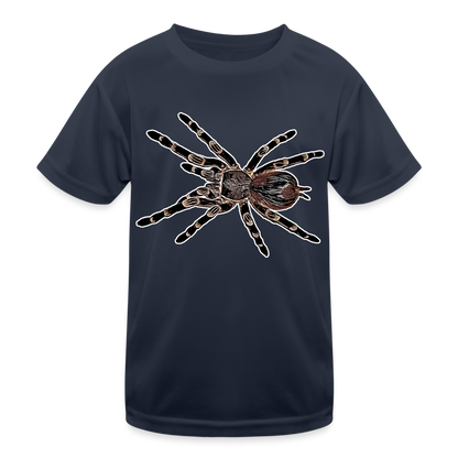 Kinder Funktions-T-Shirt Acanthoscurria geniculata - Navy