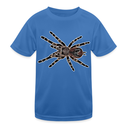 Kinder Funktions-T-Shirt Acanthoscurria geniculata - Königsblau