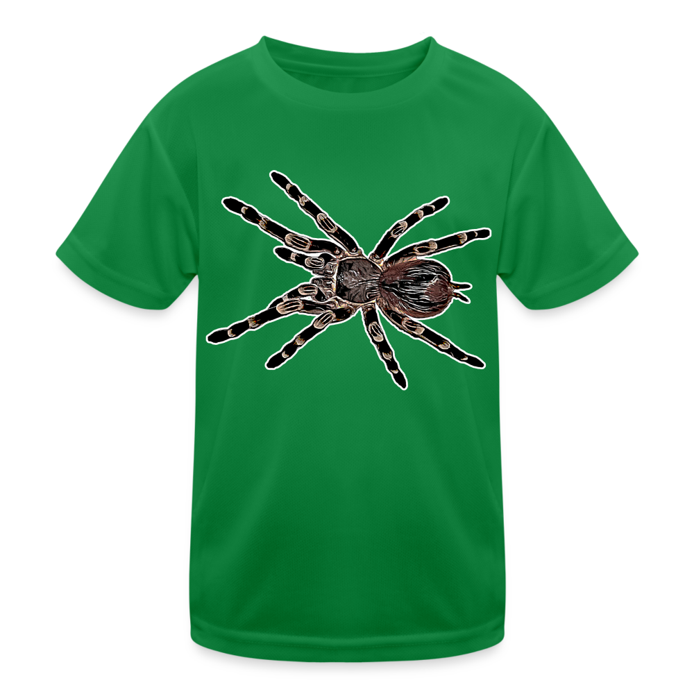 Kinder Funktions-T-Shirt Acanthoscurria geniculata - Kelly Green