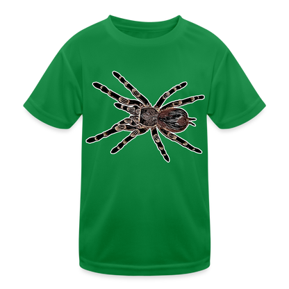 Kinder Funktions-T-Shirt Acanthoscurria geniculata - Kelly Green