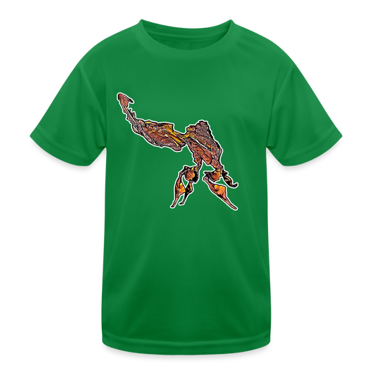 Kinder Funktions-T-Shirt Phyllocrania paradoxa male - Kelly Green