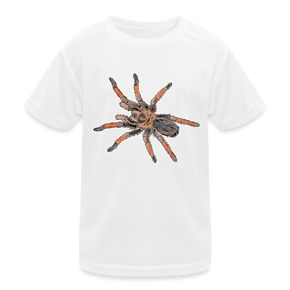 Kinder Funktions-T-Shirt Brachypelma emilia - weiß