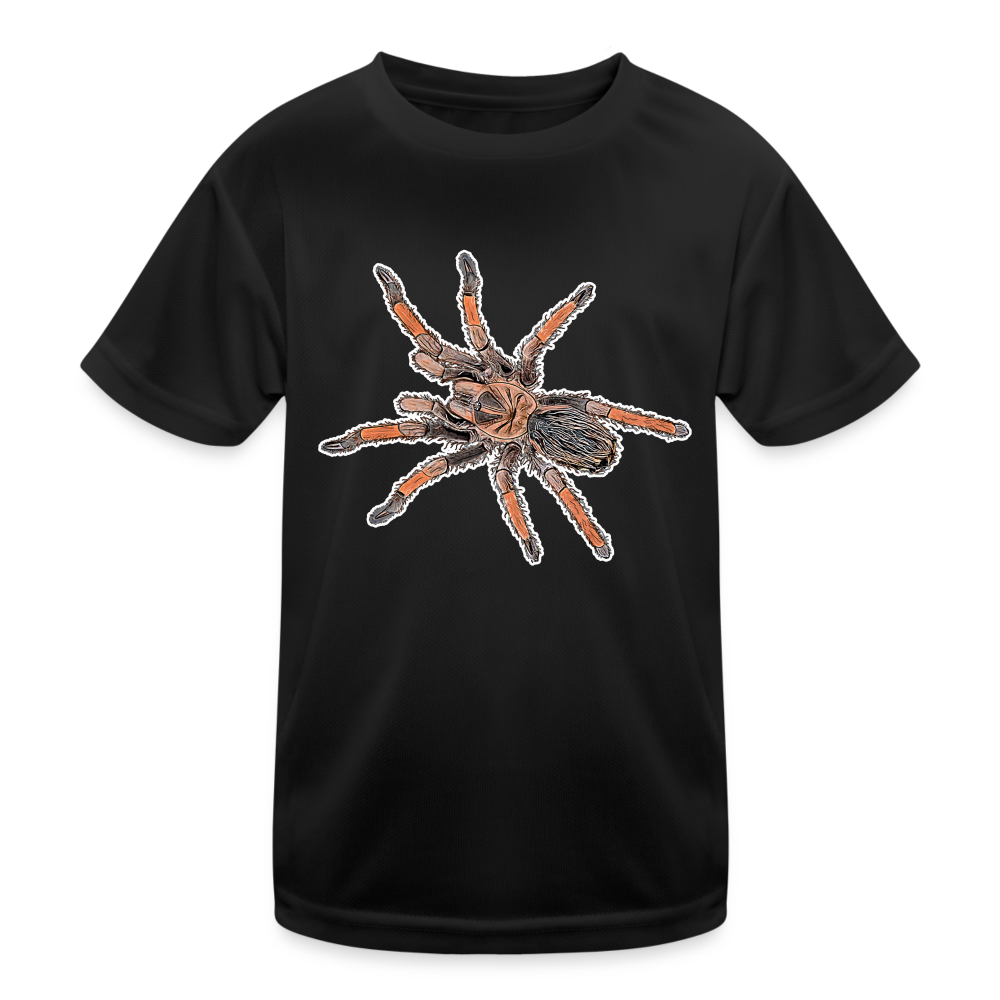 Kinder Funktions-T-Shirt Brachypelma emilia - Schwarz