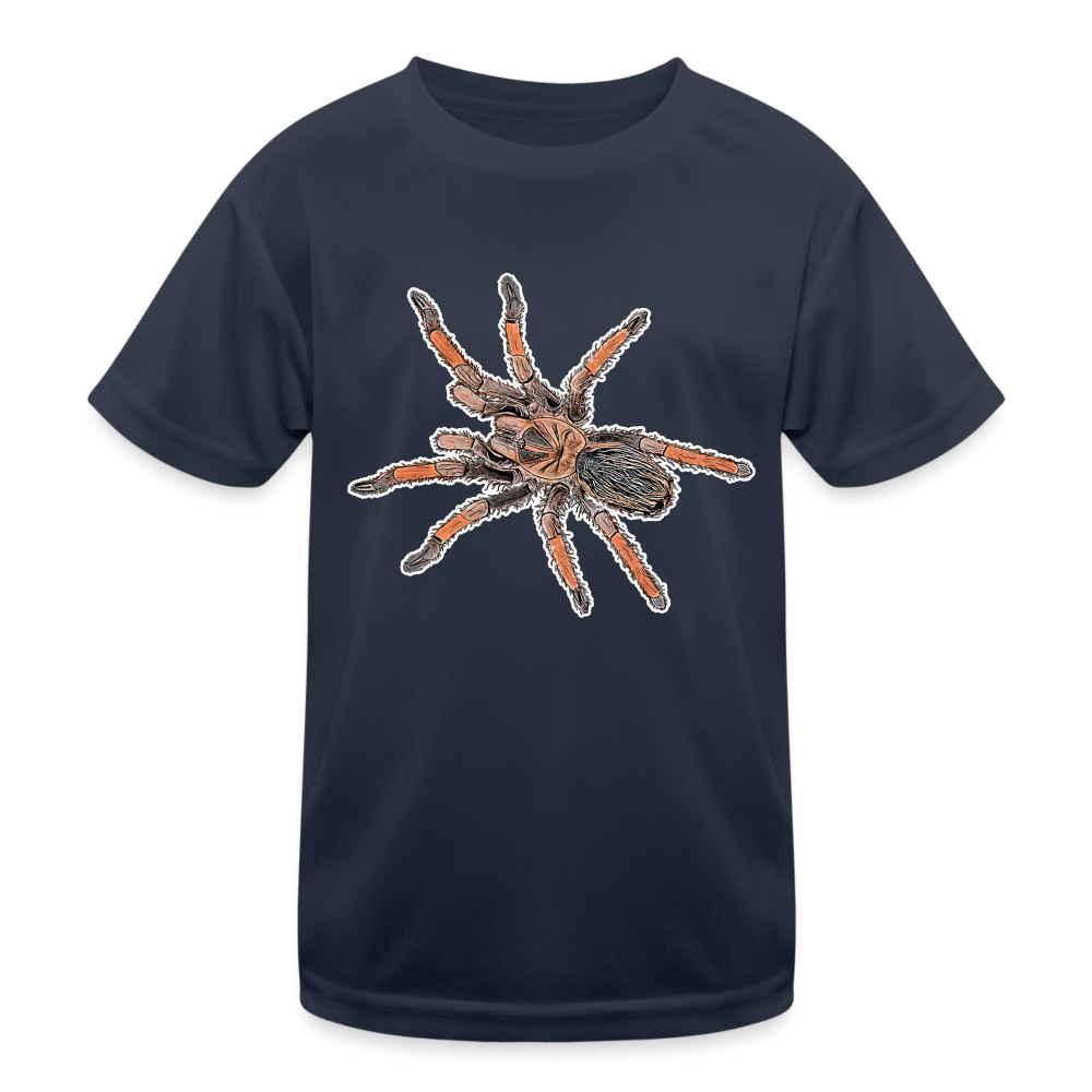 Kinder Funktions-T-Shirt Brachypelma emilia - Navy