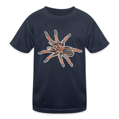 Kinder Funktions-T-Shirt Brachypelma emilia - Navy