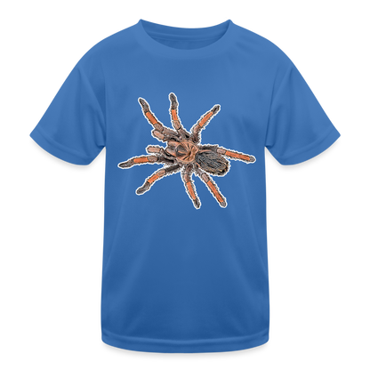 Kinder Funktions-T-Shirt Brachypelma emilia - Königsblau
