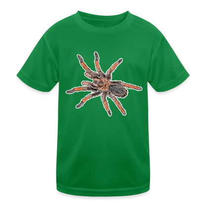 Kinder Funktions-T-Shirt Brachypelma emilia - Kelly Green