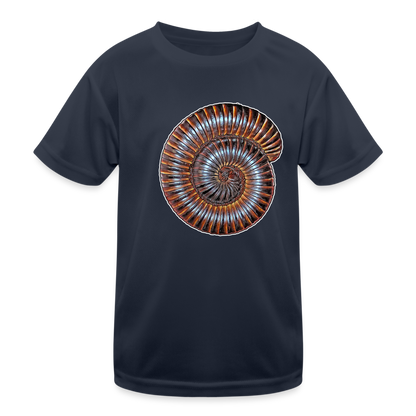 Kinder Funktions-T-Shirt Archispirostreptus gigas - Navy