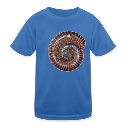 Kinder Funktions-T-Shirt Archispirostreptus gigas - Königsblau