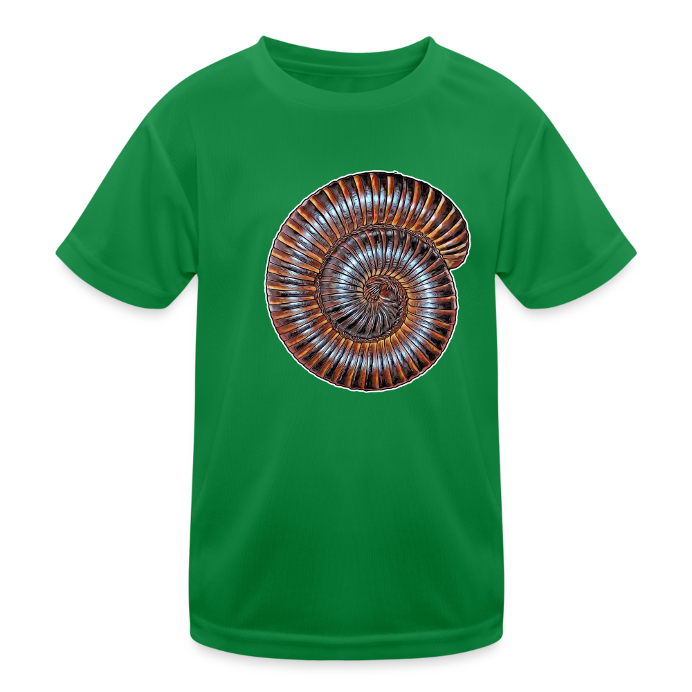 Kinder Funktions-T-Shirt Archispirostreptus gigas - Kelly Green