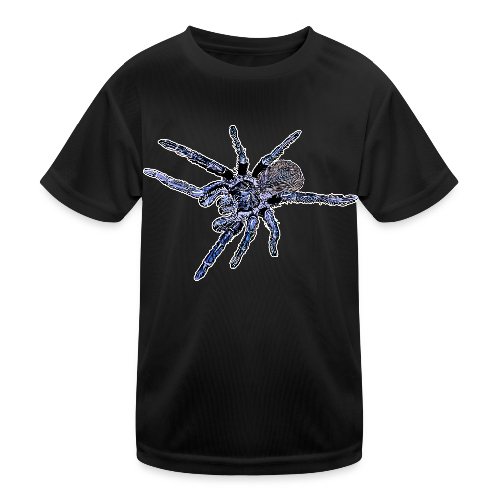 Kinder Funktions-T-Shirt Pterinopelma sazimai - Schwarz