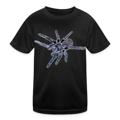 Kinder Funktions-T-Shirt Pterinopelma sazimai - Schwarz