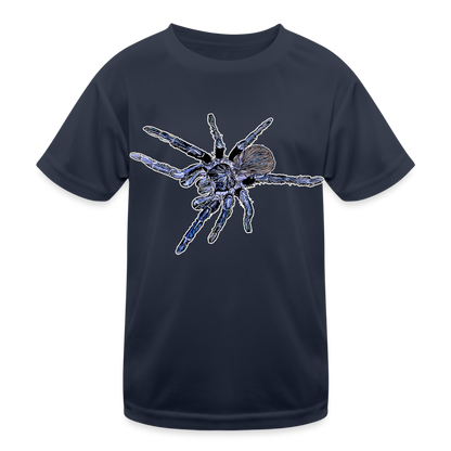 Kinder Funktions-T-Shirt Pterinopelma sazimai - Navy