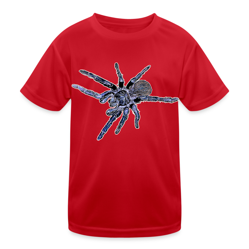 Kinder Funktions-T-Shirt Pterinopelma sazimai - Rot