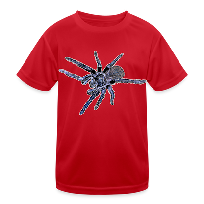 Kinder Funktions-T-Shirt Pterinopelma sazimai - Rot